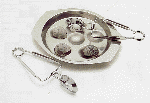 Escargot tongs in Stainless Steel